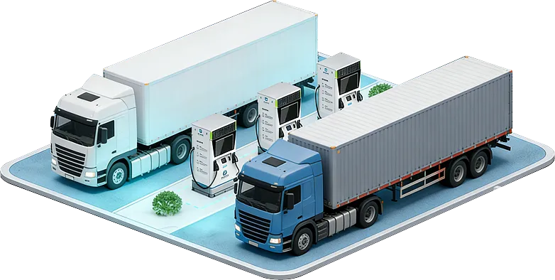 Flota de sistemas de carga GSS Power